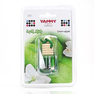 Ароматизатор для авто жидкий YAMMY Green Apple