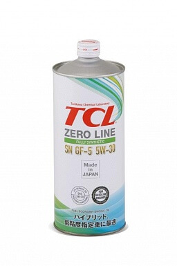 Масло моторное синтетика TCL Zero Line SN/GF-5 5W-30, 1л   