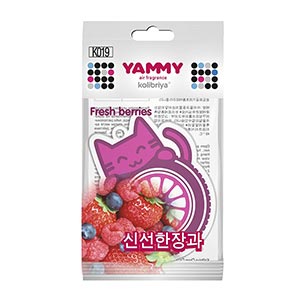 Ароматизатор для авто котик YAMMY Fresh Berries