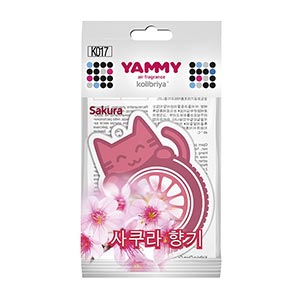 Ароматизатор для авто котик YAMMY Sakura
