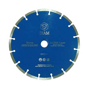 Алмазный диск DIAM Storm 300 армированный бетон