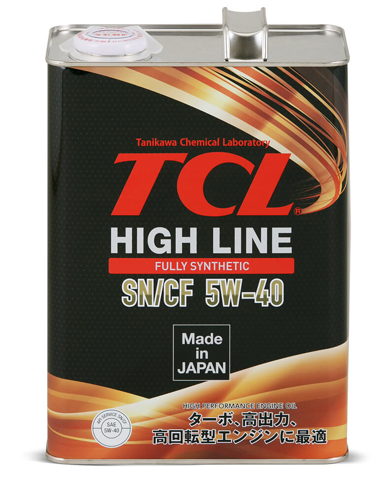 Масло моторное синтетическое TCL HIGH Line SN/GF 5W-40, 4л   