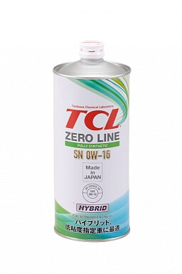 Масло моторное синтетическое TCL Zero Line SN 0W-16, 1л   