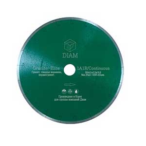 Алмазный диск DIAM GraniteElite 125 гранит мокрая резка