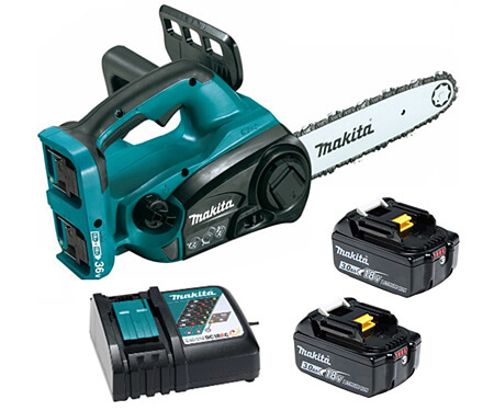 Аккумуляторная цепная пила MAKITA DUC302RF2