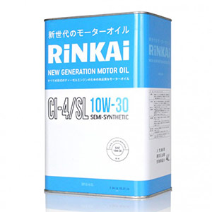 Масло моторное полусинтетика Rinkai CI-4/SL 10-W30, 4 л