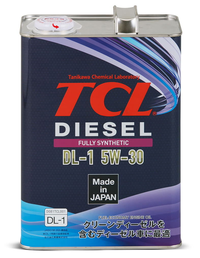 Масло моторное синтетика TCL  DL-1, 5W-30, 4л   