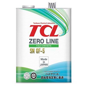 Масло моторное синтетика TCL Zero Line SN/GF-5 5W-30, 4л   