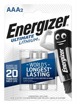 Батарейка Energizer Ultimate Lithium AAA-L92 DFB2