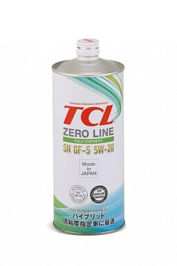 Масло моторное синтетическое TCL Zero Line SN/GF-5 5W-20, 1л   