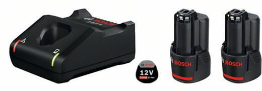 Комплект аккумуляторов и зарядка Bosch GBA12V 2.0Ah+GAL12V-40