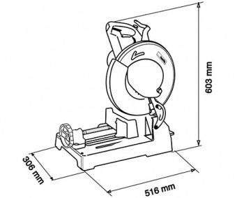 Пила отрезная Makita LC1230 по металлу