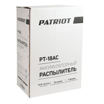 Аккумуляторный опрыскиватель Patriot PT-18AC