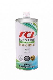 Масло моторное синтетическое TCL Zero Line SN/GF-5 0W-30, 1л   