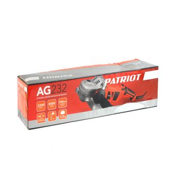 Болгарка УШМ Patriot AG 232