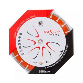 Алмазный диск DIAM MasterLine 350 универсальный 000495
